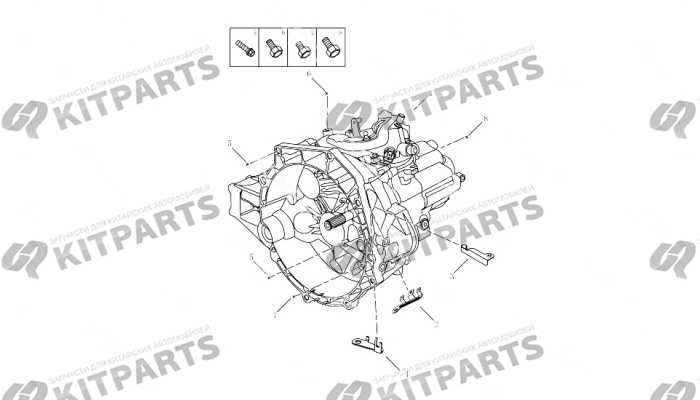 МКПП в сборе [6MTT250] Geely Atlas