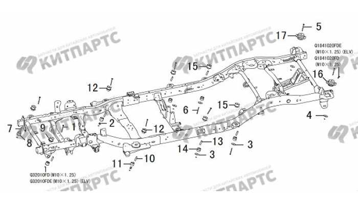 Подушки кузова Great Wall DW Hower H5